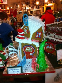 cat in the hat gingerbread house